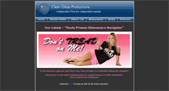 Desktop Screenshot of clearglassproductions.com